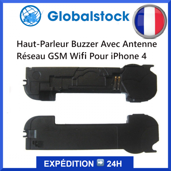 Nappe des Boutons Volume + Prise Casque Jack Audio pour iPhone 4 Blanc
