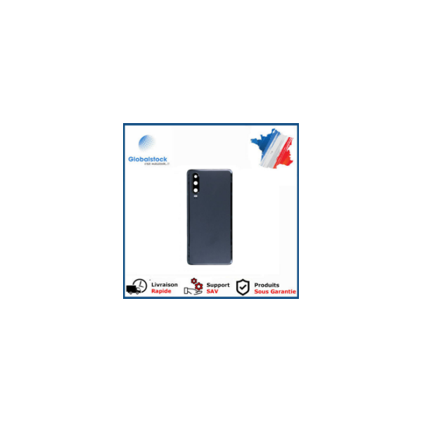Vitre Arrière (Cache Batterie) avec Lentille pour Huawei P30 - Noir