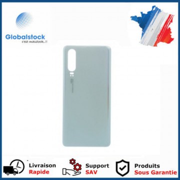 Vitre arrière Huawei P30 blanc Perle - Envoi gratuit 24h