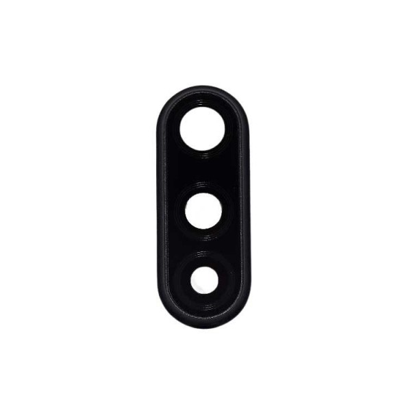 Lentille caméra arrière + contour pour Huawei P30 lite noir