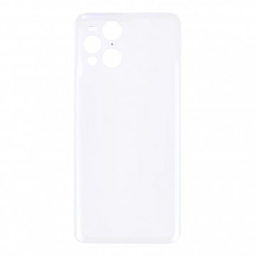 Vitre arrière ( Cache batterie) avec adhésive pour Oppo Find X3 Pro CPH2173/Find X3 Blanc