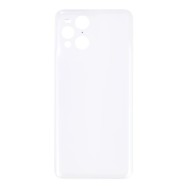 Vitre arrière ( Cache batterie) avec adhésive pour Oppo Find X3 Pro CPH2173/Find X3 Blanc