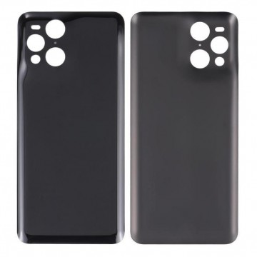 Vitre arrière ( Cache batterie) avec adhésive pour Oppo Find X3 Pro CPH2173/Find X3 Noir