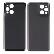 Vitre arrière ( Cache batterie) avec adhésive pour Oppo Find X3 Pro CPH2173/Find X3 Noir