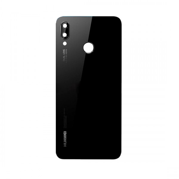 Vitre arrière Huawei P20 Lite Nova 3e Noir - Envoi gratuit 24h