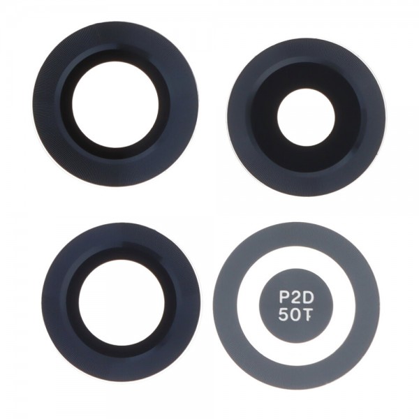 Lentille Caméra Arrière pour OnePlus 10 Pro Noir (4pcs) Sans Châssis