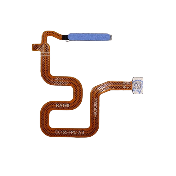Nappe capteur d'empreintes digitales pour Realme 6 Bleu