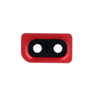 Lentille Caméra Arrière pour Samsung Galaxy A10 Rouge Avec Châssis