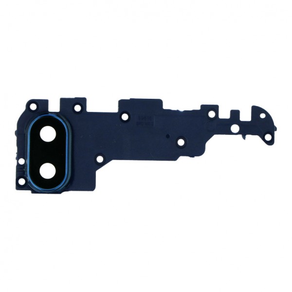 Lentille Caméra Arrière pour Samsung Galaxy A10s Bleu Avec Châssis