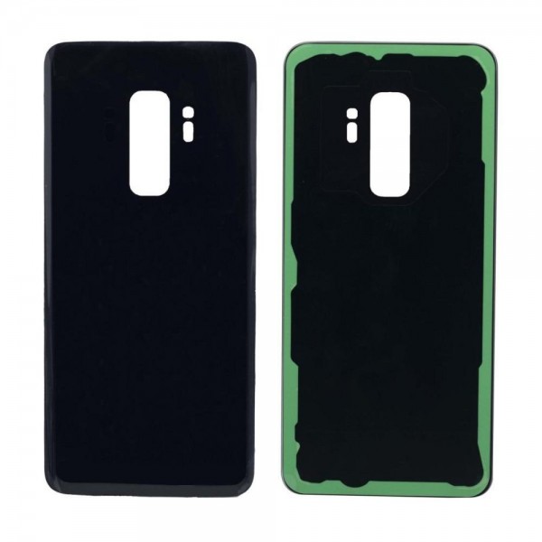 Vitre arrière galaxy s9 plus noir logo + ce