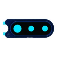 Lentille Caméra Arrière pour Samsung Galaxy A20s Bleu Avec Châssis
