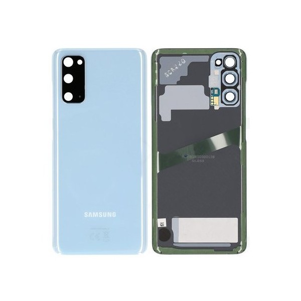 Vitre arrière avec lentille caméra pour Samsung Galaxy Note 20 Bleu