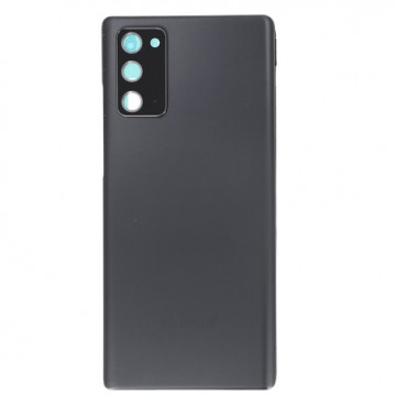 Vitre arrière avec lentille caméra pour Samsung Galaxy Note 20 Noir