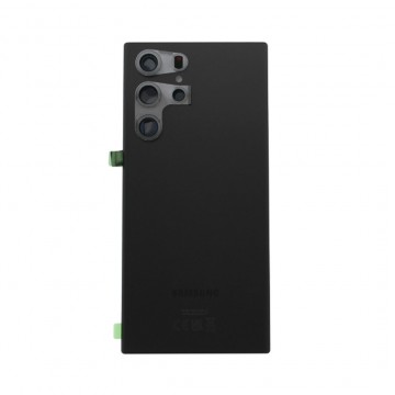 Vitre arrière avec lentille caméra pour Samsung Galaxy S22 Ultra Noir
