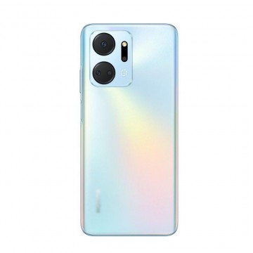 Vitre arrière (cache batterie) avec lentille caméra pour Honor X7A Argent