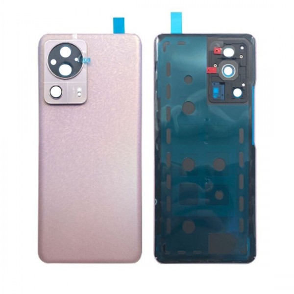 Vitre arrière (cache battérie) avec lentille caméra arrière pour Xiaomi 13 lite Rose