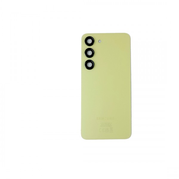 Vitre Arrière avec Lentille de Caméra pour Samsung Galaxy S23 Jaune
