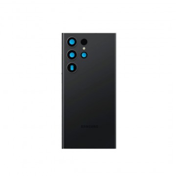 Vitre arrière Samsung Galaxy S23 Ultra Noir - Envoi gratuit 24h