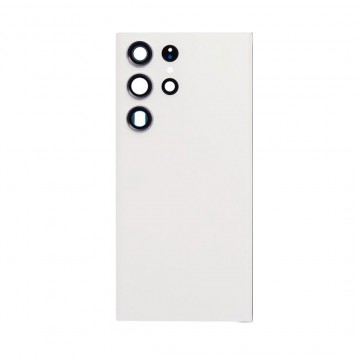 Vitre arrière Samsung Galaxy S23 Ultra Blanc - Envoi gratuit 24h