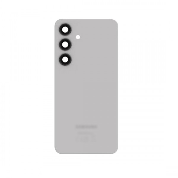Vitre Arrière avec Lentille Caméra pour Samsung Galaxy S24 Plus (S921B) Argent