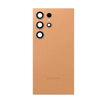Vitre arrière Samsung Galaxy S24 Ultra (S928B) Orange - Envoi gratuit 24h