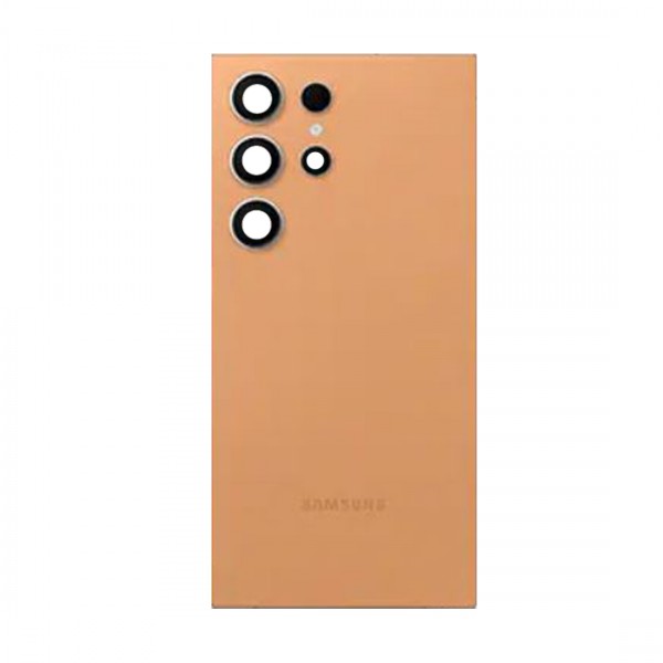 Vitre arrière Samsung Galaxy S24 Ultra (S928B) Orange - Envoi gratuit 24h