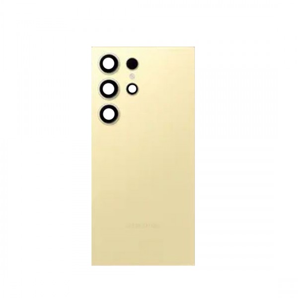 Vitre Arrière avec Lentille Caméra pour Samsung Galaxy S24 Ultra (S928B) Ambre Titane