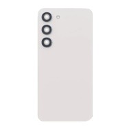 Vitre Arrière Couvercle Batterie Remplacement avec Lentille de Caméra pour Samsung Galaxy S23 FE Crème