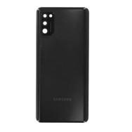 Vitre arrière Samsung Galaxy A41 (A415) Noir avec lentille caméra