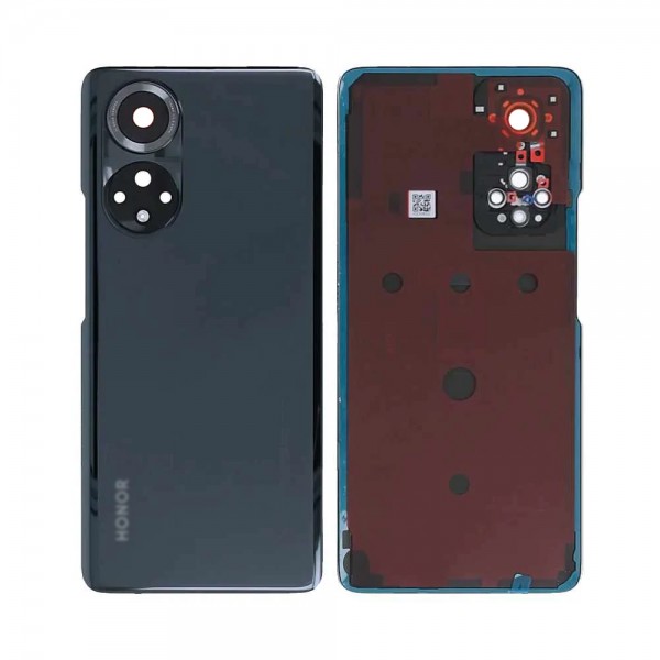 Vitre arrière (cache batterie) avec Lentille Caméra pour Honor 50 Noir Minuit