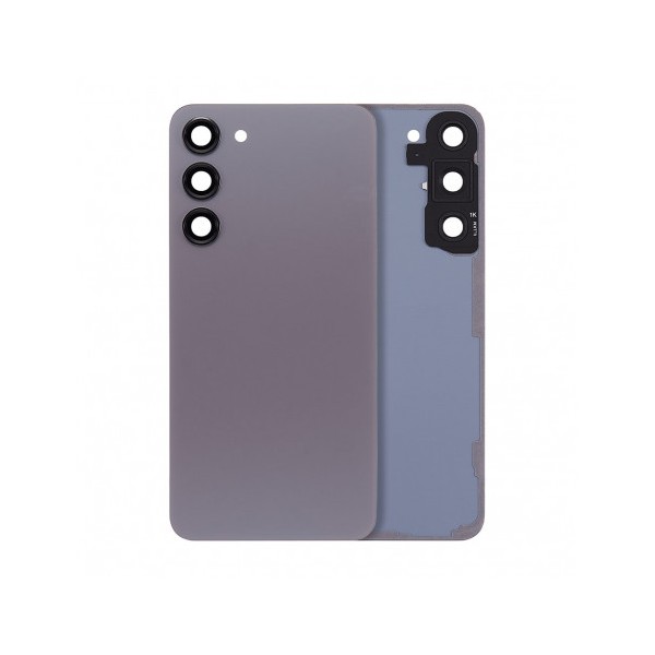 Vitre arrière (Cache batterie) avec Lentille Caméra pour Samsung Galaxy S23 Plus Graphite