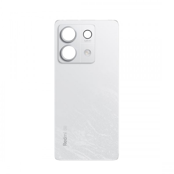 Vitre arrière (Cache batterie) avec Lentille Caméra pour Redmi Note 13 5G Blanc