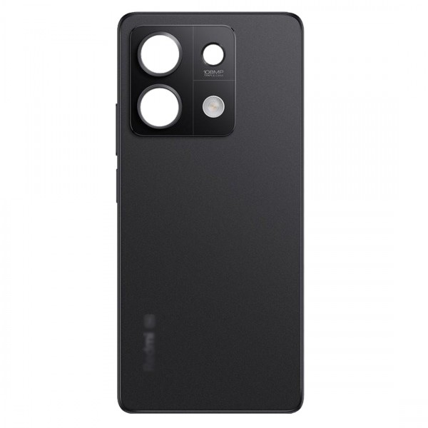 Vitre arrière (Cache batterie) avec Lentille Caméra pour Redmi Note 13 5G Noir