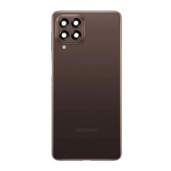Vitre arrière Samsung Galaxy M53 5G Marron avec lentille caméra