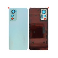 Vitre arrière Xiaomi 12 Lite Bleu avec lentille caméra