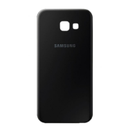 Vitre arrière de cache batterie pour Samsung A3 2016 (A310F) Noir +ADHÉSIF