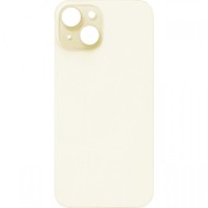 Vitre arrière (Cache batterie) pour iPhone 15 + Support + nfc Jaune