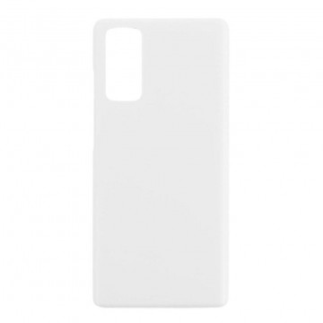 Vitre arrière galaxy s20 FE blanc logo + ce