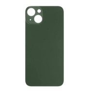 Vitre Arrière pour iPhone 13 avec Gros Trou Vert et Adhésif