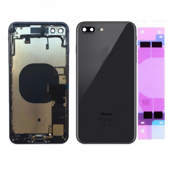 Châssis arrière Complet pour iphone 8 Plus Noir