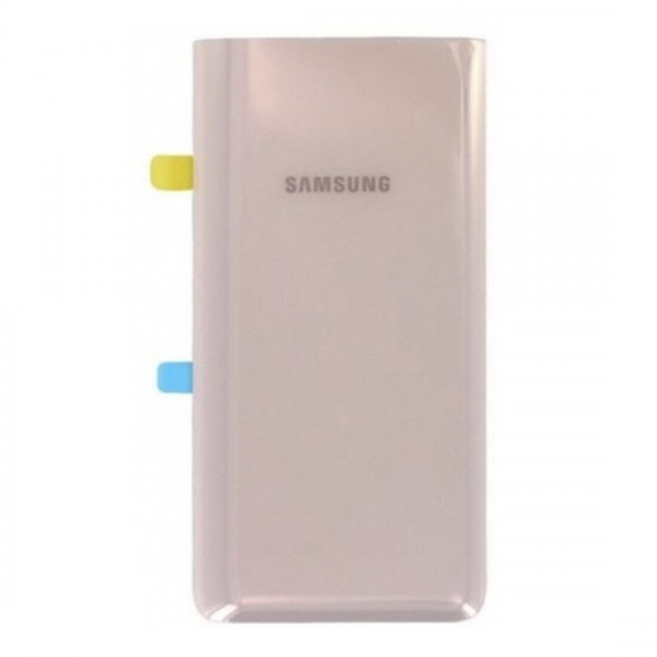 Vitre arrière (cache batterie) avec Adhésif pour Samsung Galaxy A80 Rose
