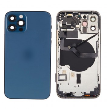 Châssis Arrière Complet pour iPhone 12 Pro - Bleu