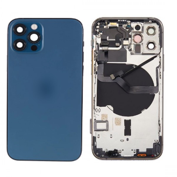 Châssis Arrière Complet pour iPhone 12 Pro - Bleu