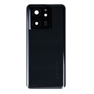 Vitre arrière (cache batterie) avec lentille caméra pour Xiaomi 13T Pro Noir