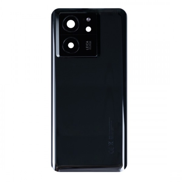 Vitre arrière (cache batterie) avec lentille caméra pour Xiaomi 13T Pro Noir