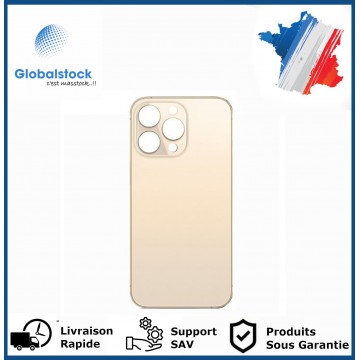 Vitre Arrière pour iPhone 13 Pro avec Gros Trou Rose et Adhésif