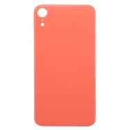 Vitre Arrière pour iPhone XR avec Gros Trou Orange et Adhésif
