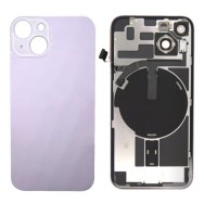 Vitre Arrière pour iPhone 14 Violet avec Support et NFC