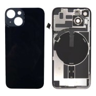 Vitre Arrière pour iPhone 14 Noir avec Support et NFC