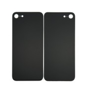 Vitre Arrière pour iPhone 8 en Noir avec Gros Trou